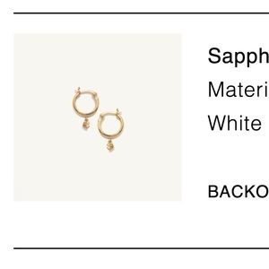 Mejuri Saphire Hoops